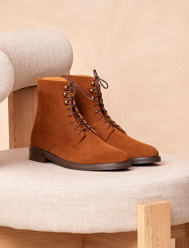 Combat Boots City - Tabac - Image principale