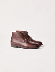 Gaspard - Brauner Veloursleder