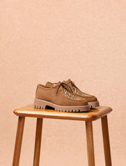 Janet - Suede & Leopard