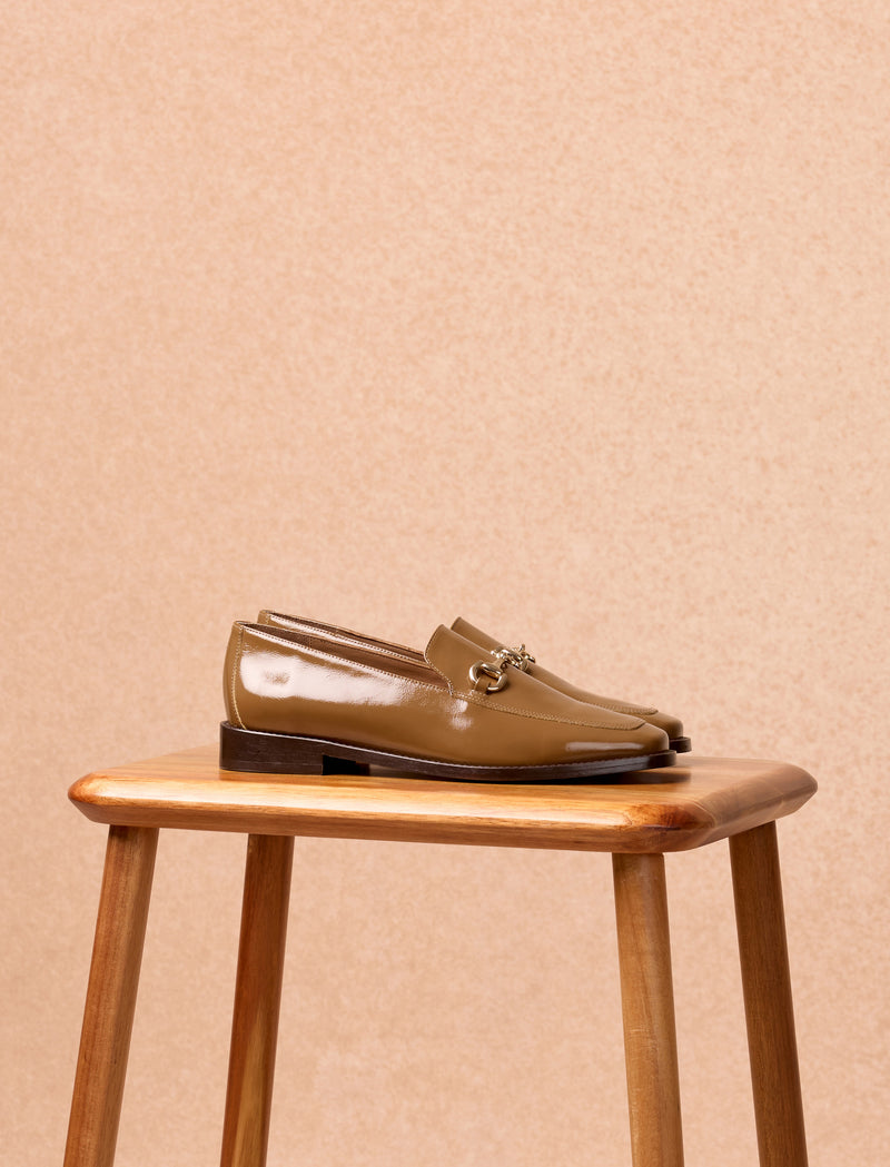 Joséphine - Oliv lederglänzend - Image principale