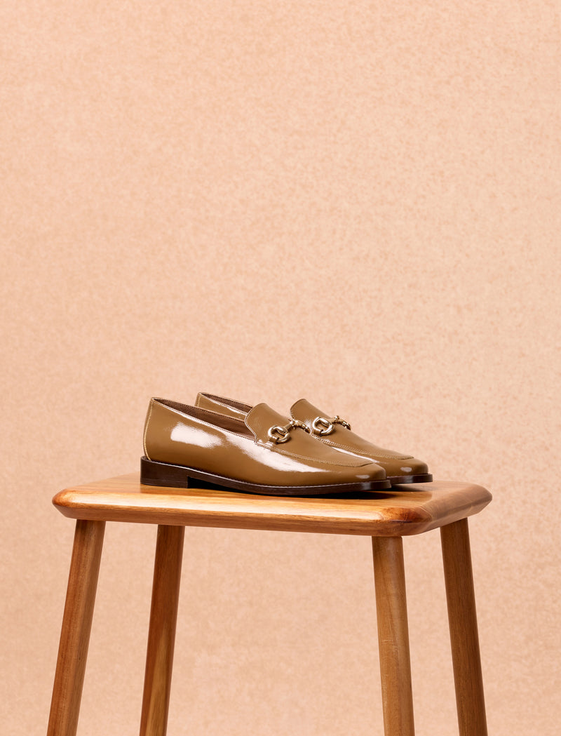 Joséphine - Oliv lederglänzend - Image principale