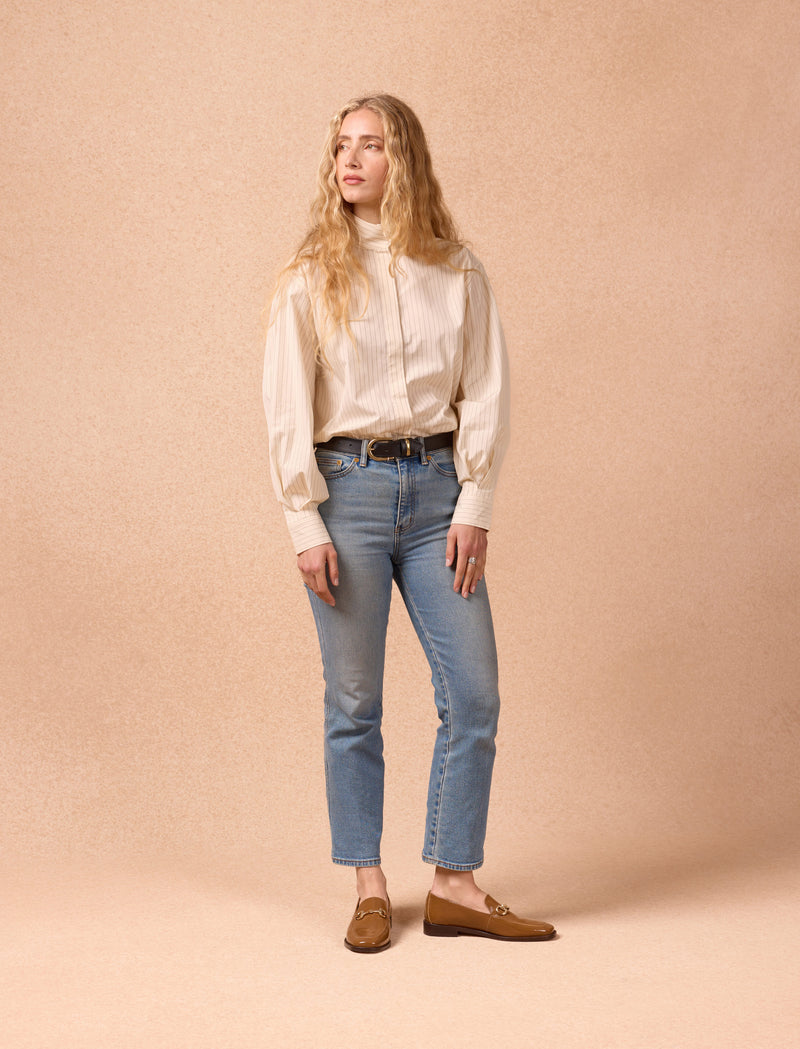 Joséphine - Oliv lederglänzend - Image principale