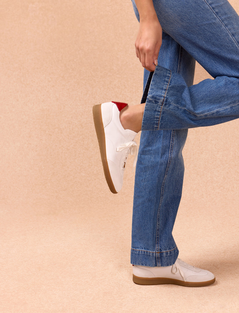 Sacha - Hochglanzrotes Leder - Image principale