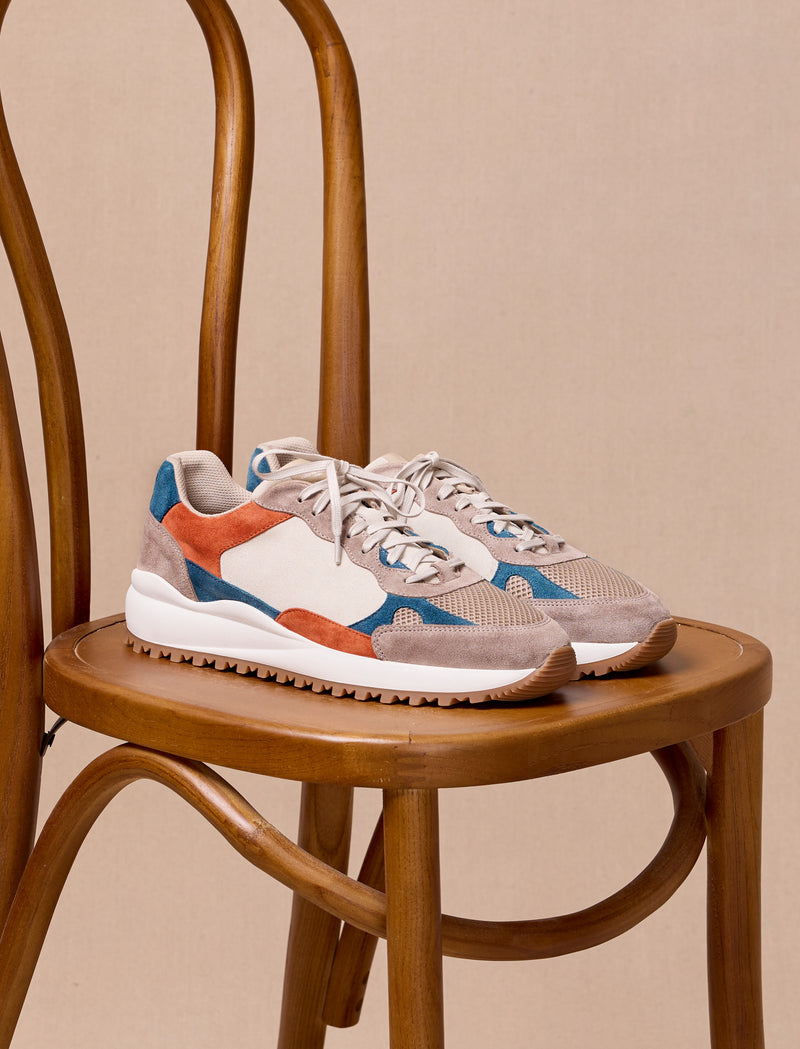 Scott - Taupe & Petrol Blue - Image principale