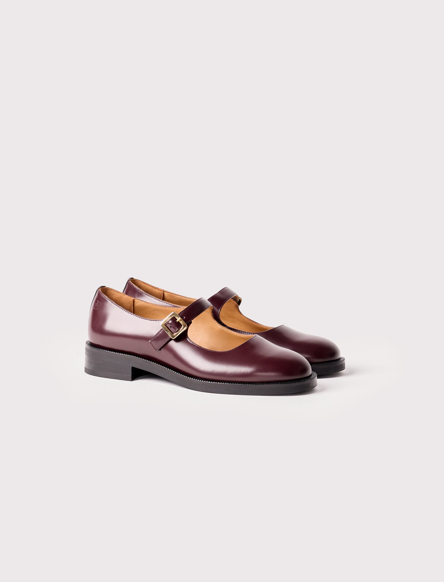 babies en cuir glacé pour femme