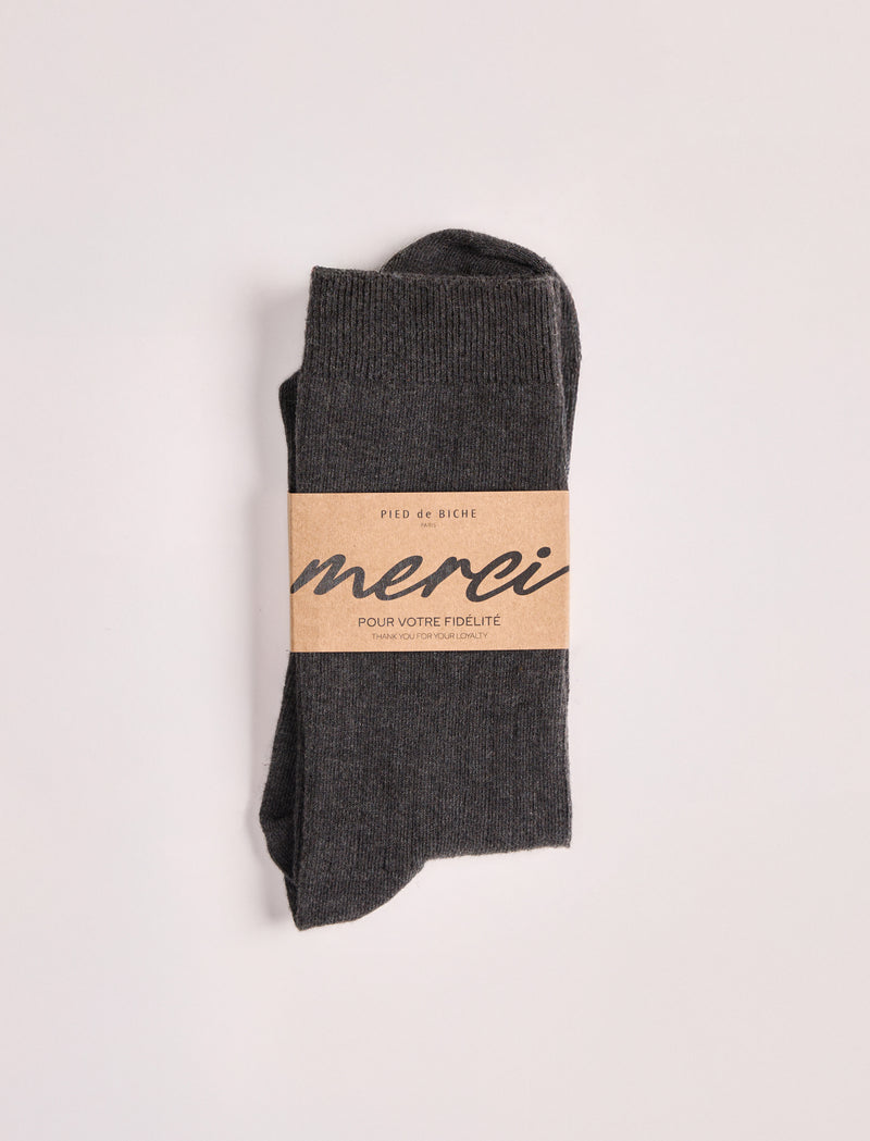 Gift Socks - Heather Gray - Image principale