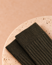 Kaschmirsocken – Khaki