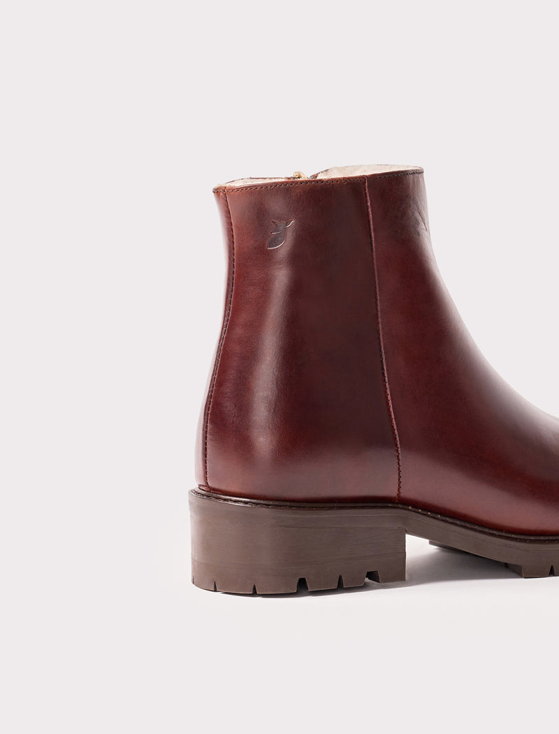 Mathilde lined - Burgundy  - Image principale