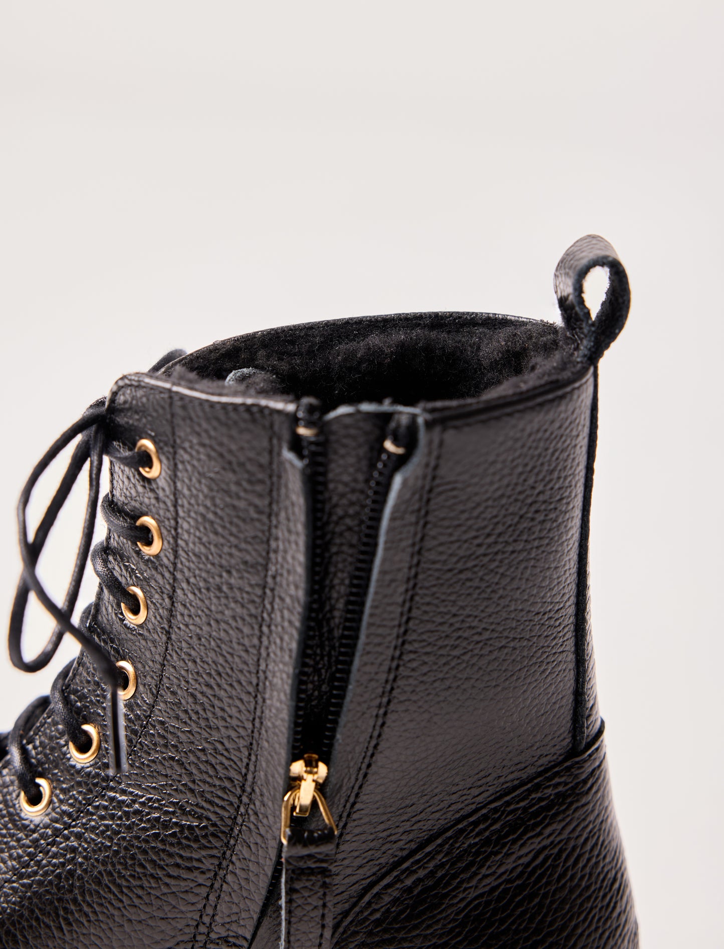 Juliette lined - Grainy black 