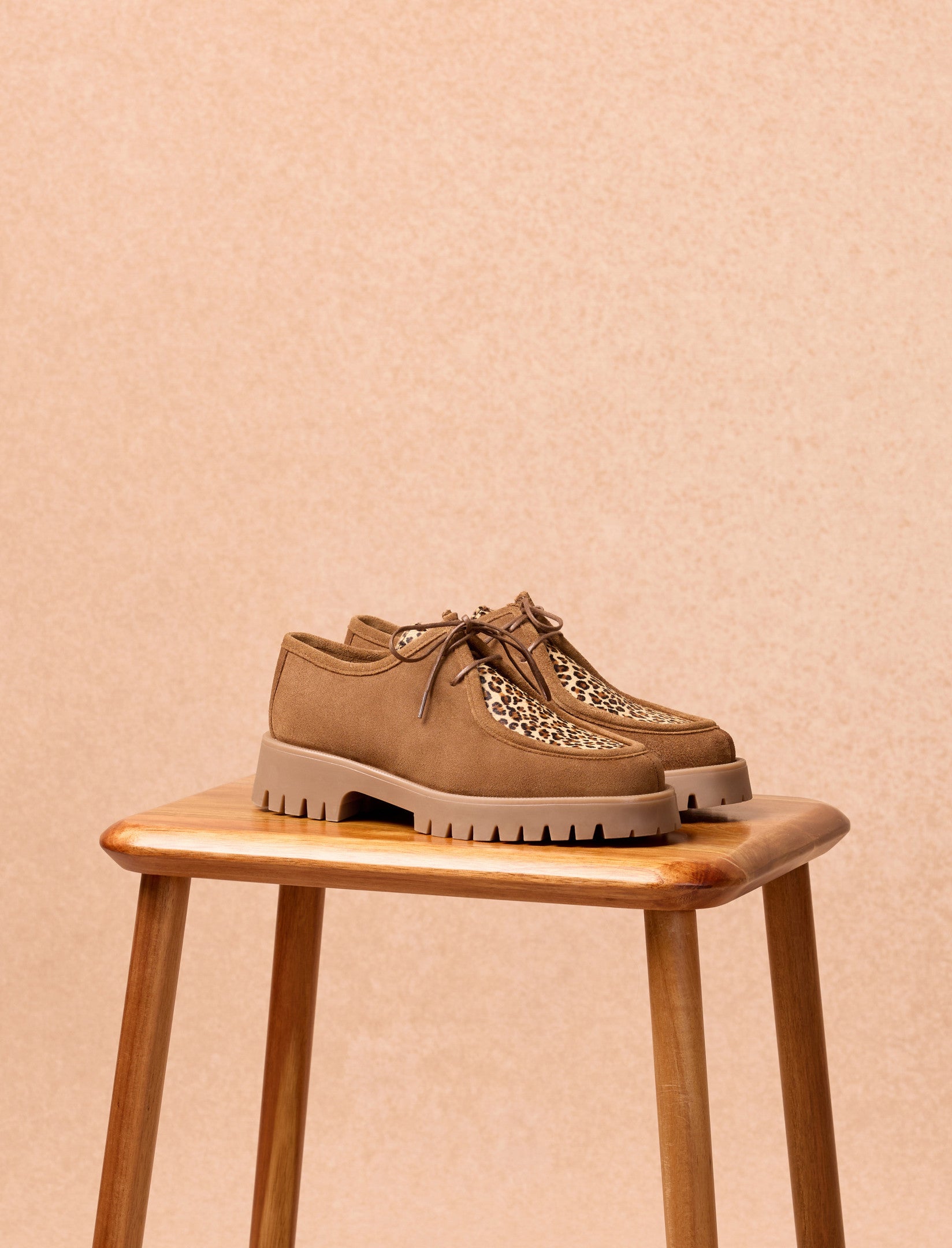 derbies wallabee en cuir pour femme