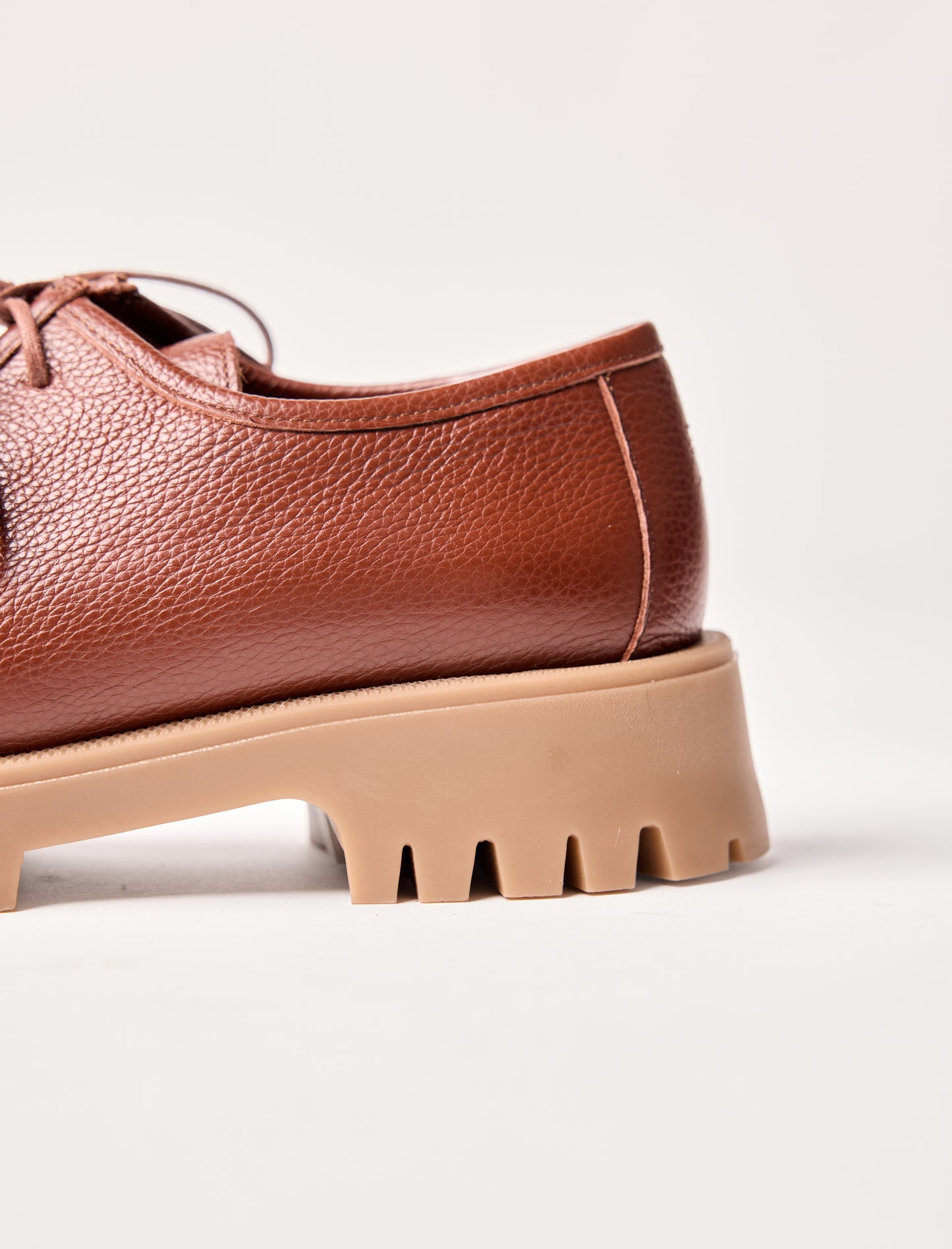 Janet - Cognac geprägtes Rindleder 