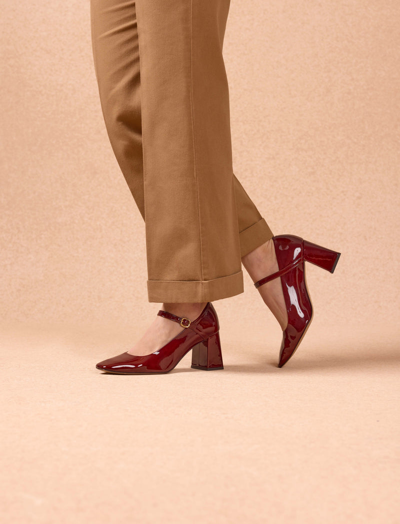 Vikie - Hochglanziertes Granatrot  - Image principale