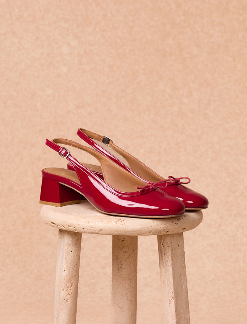 Valentina - Red patent  - Image principale