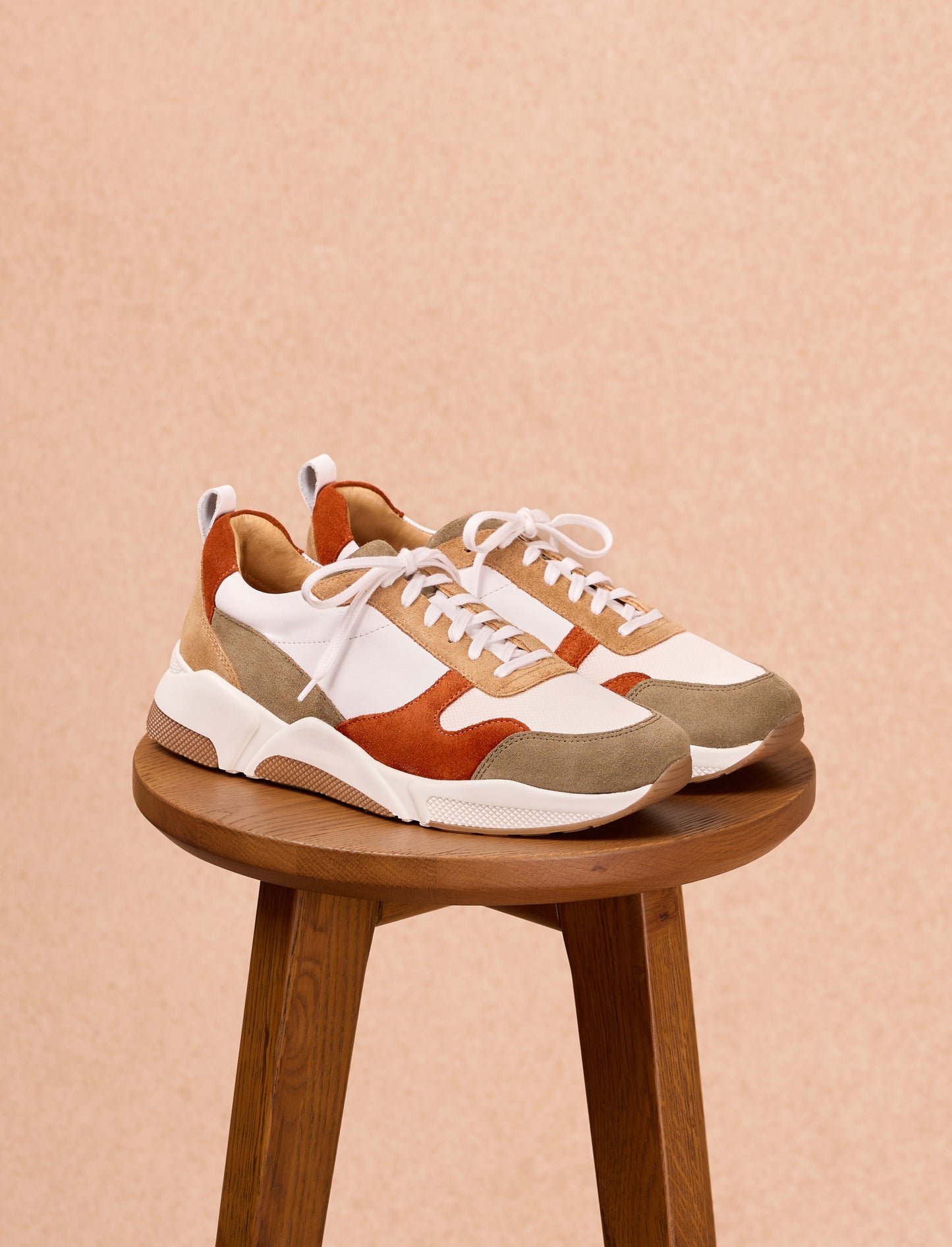 Running Thelma - Weiß, Rost & Khaki 