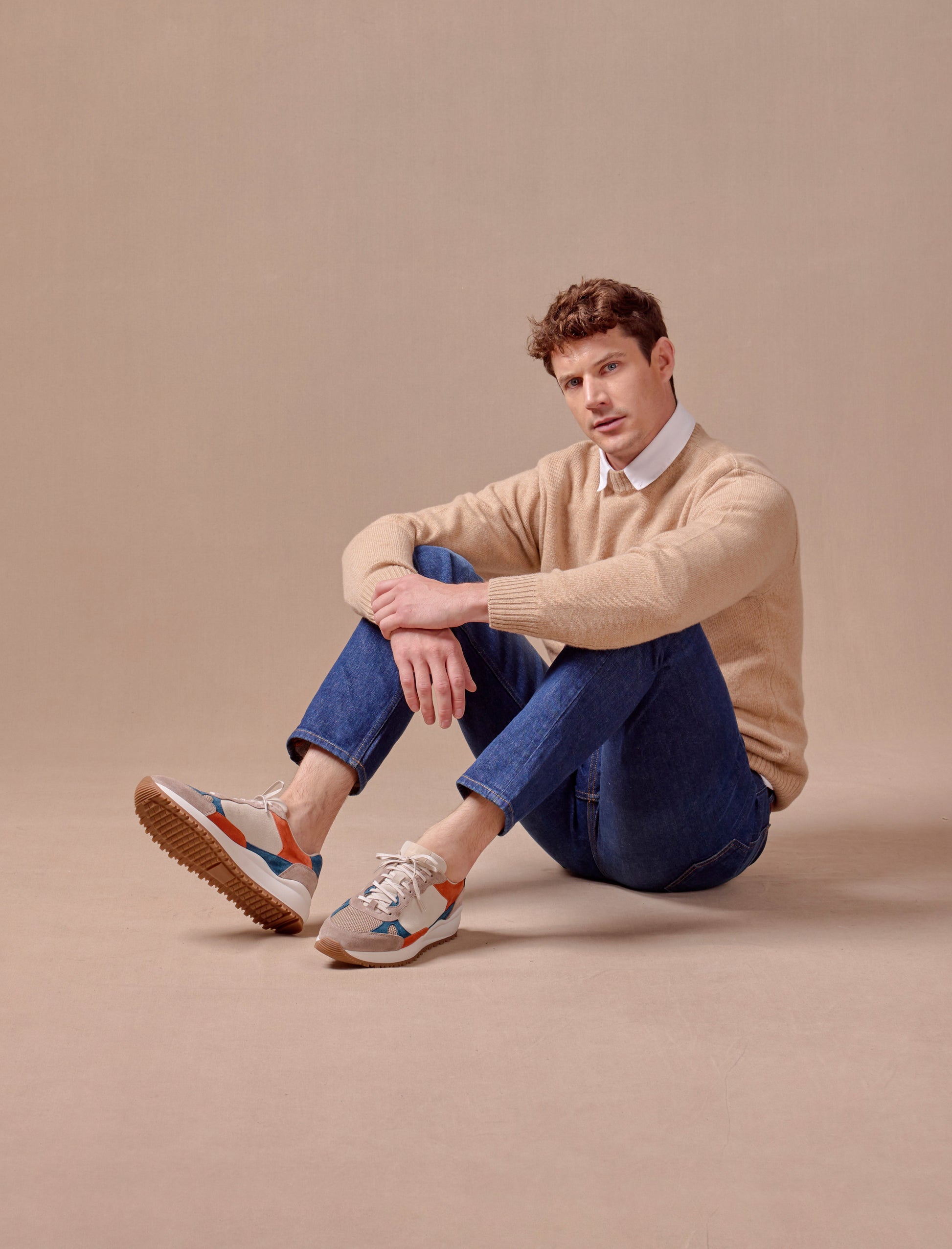 Scott - Taupe & Petrol Blue  - vue 5