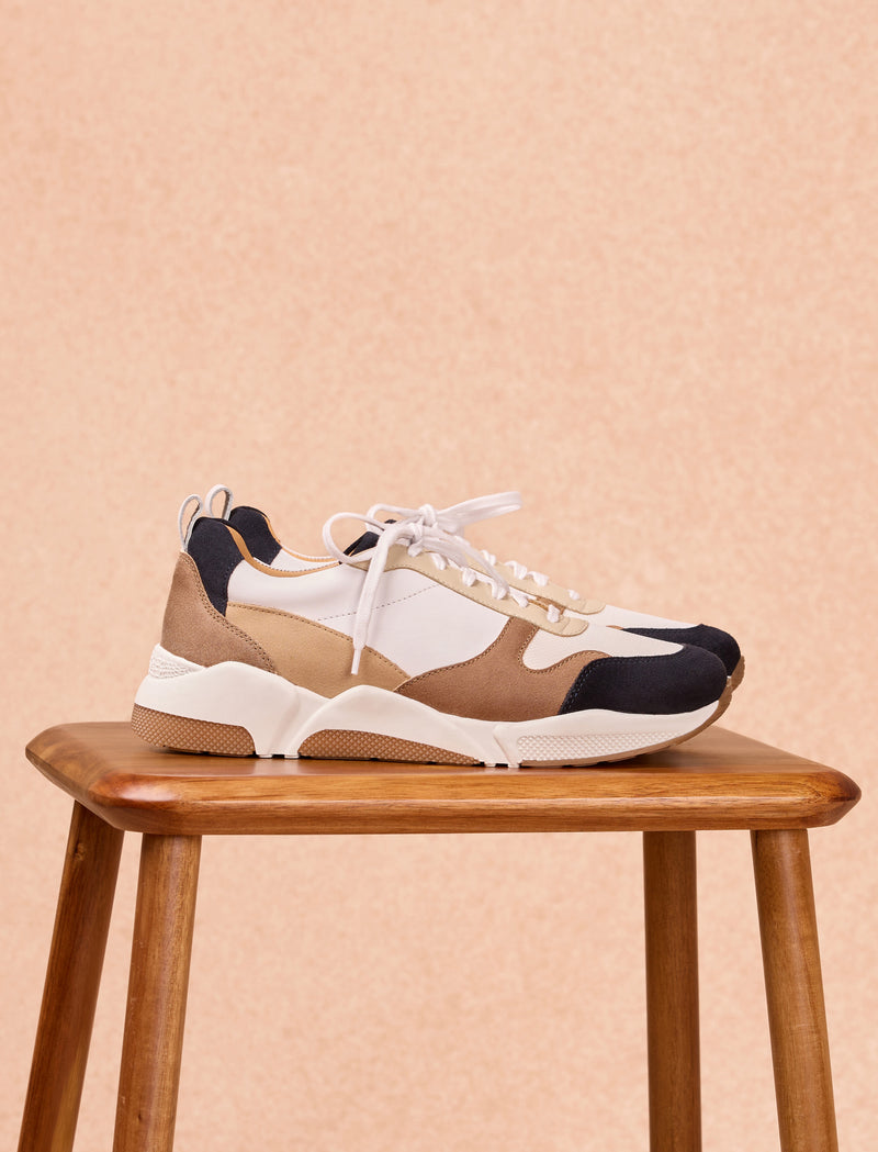 Running Thelma - Weiß und Karamell  - Image principale