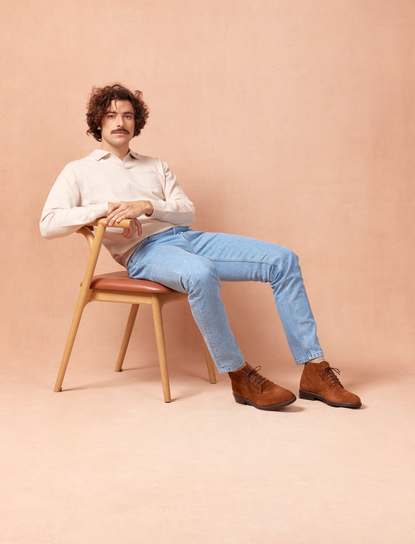 Chukka-Stiefel City - Tabak 