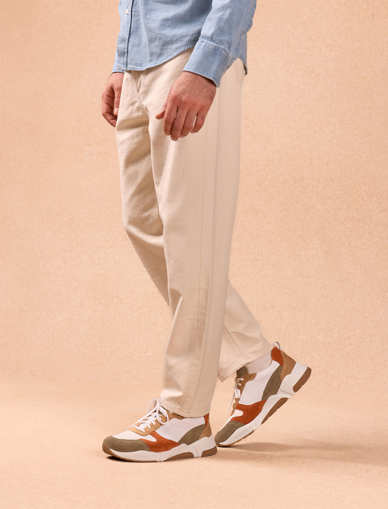 Running Thelma - Weiß, Rost & Khaki  - Image principale