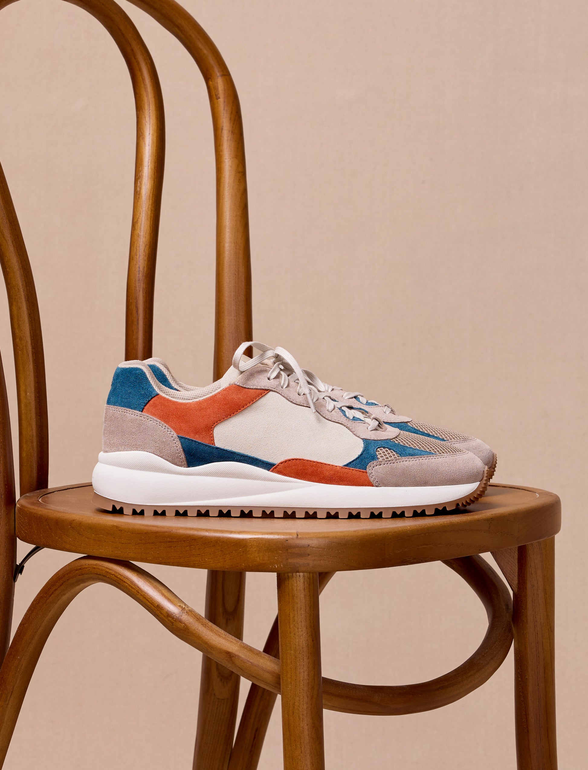 Scott - Taupe & Petrol Blue  - vue 4