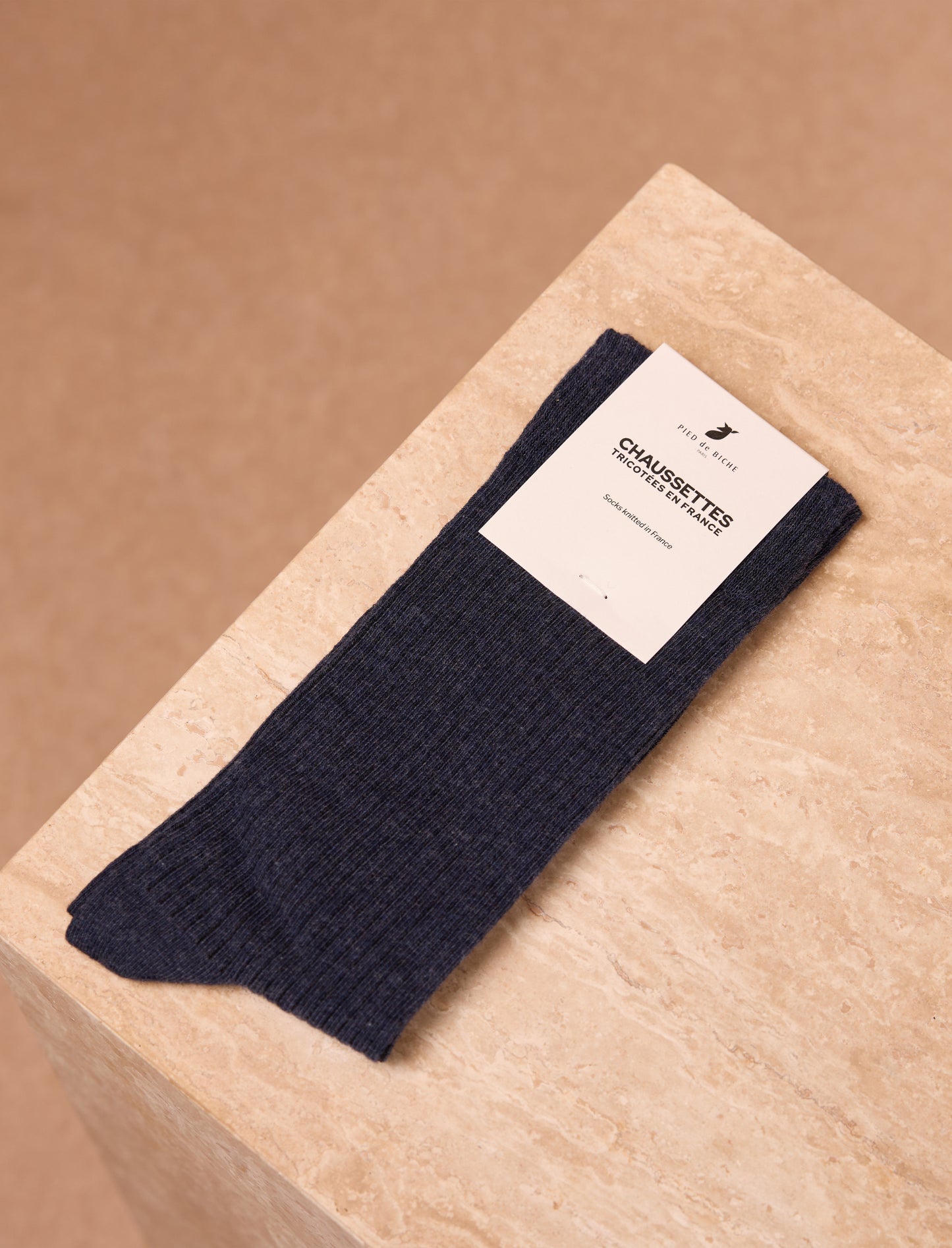 Chaussettes côtelées - Navy
