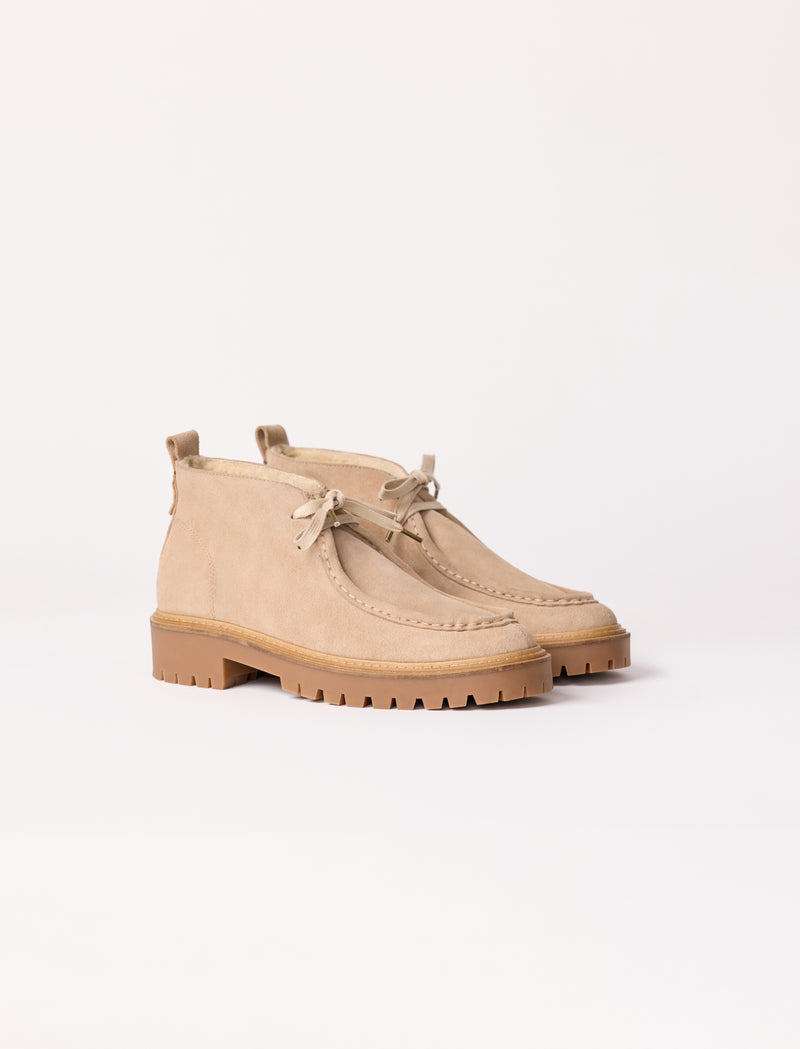 Lucile – Beige mit Fellfutter  - Image principale
