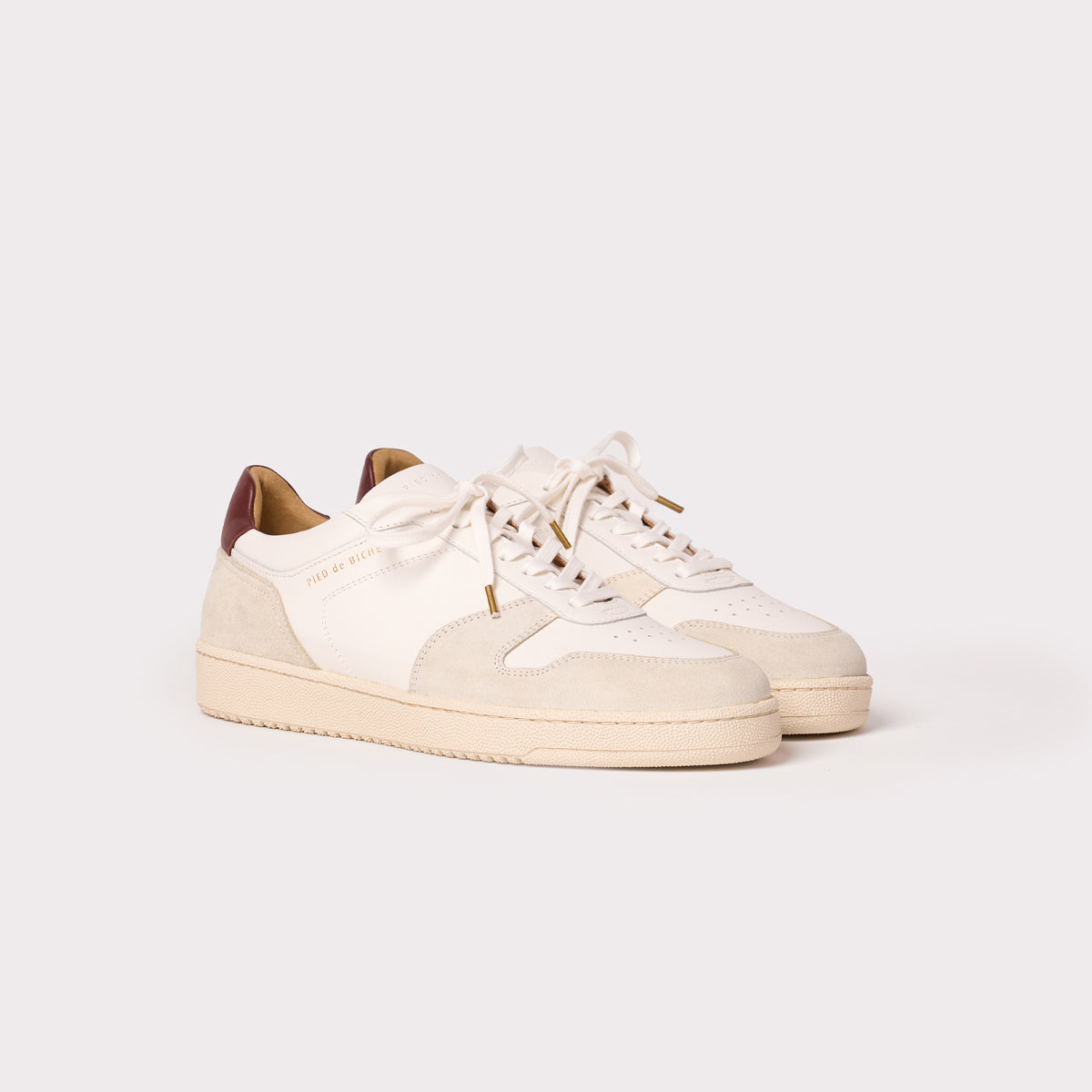 sneakers en cuir lisse pour homme