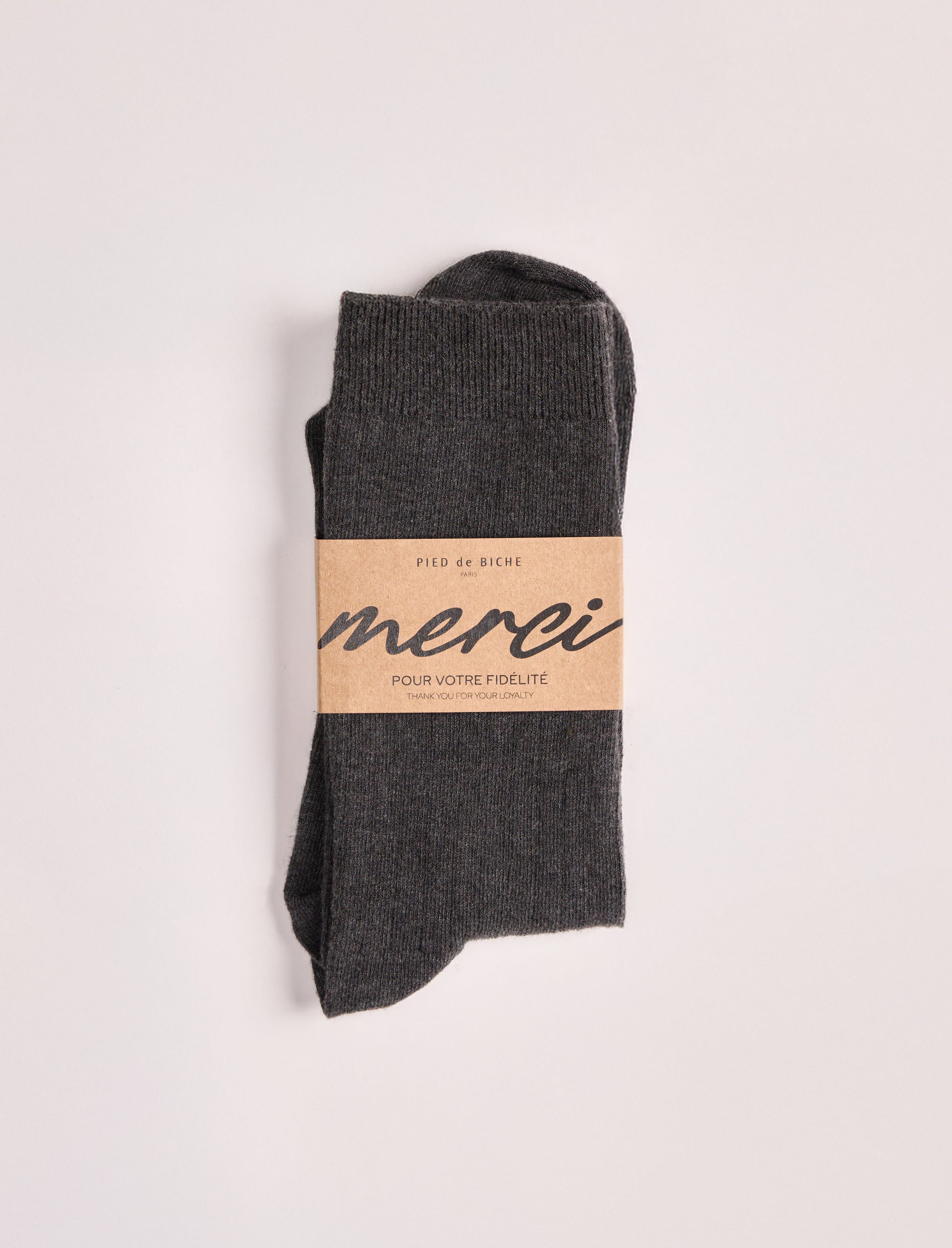 Gift Socks - Heather Gray  - vue 1