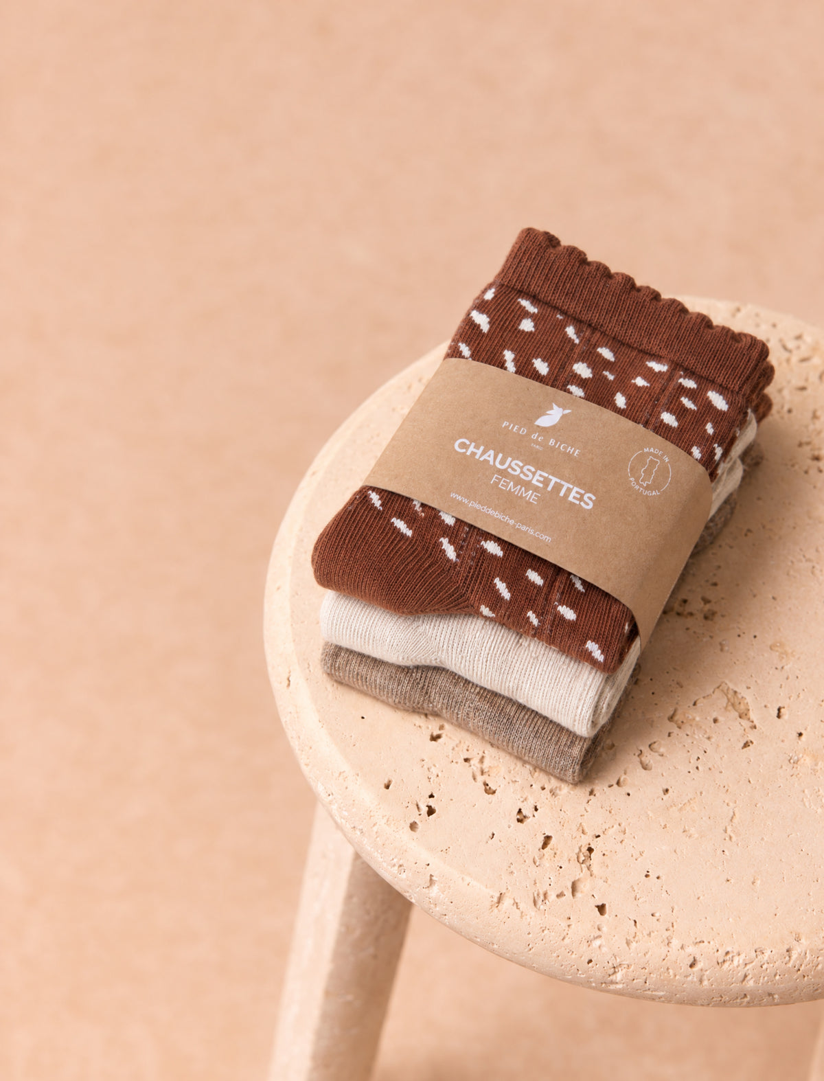 Socken-Set – Braun, Beige & Mokka