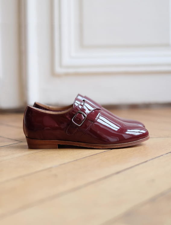 Derbies à boucle Amarante