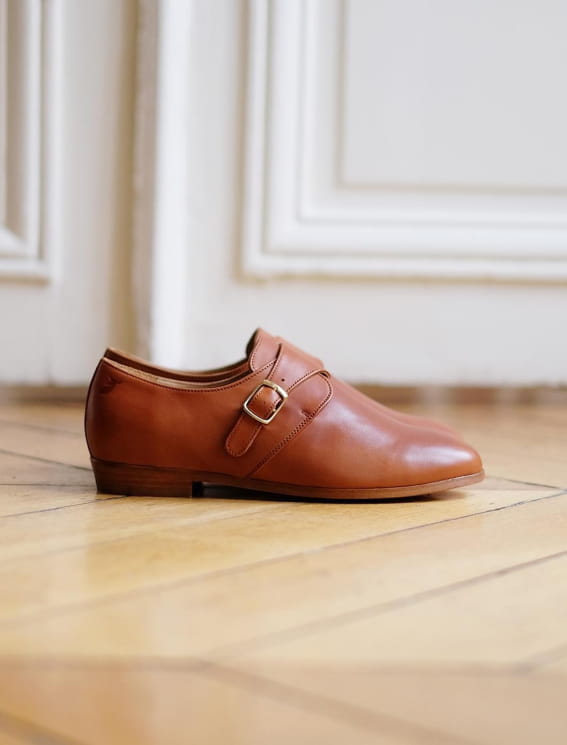 Derbies à boucle Cognac