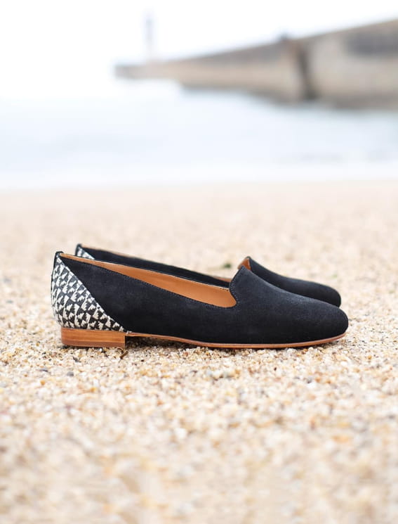 Slippers Noir graphique