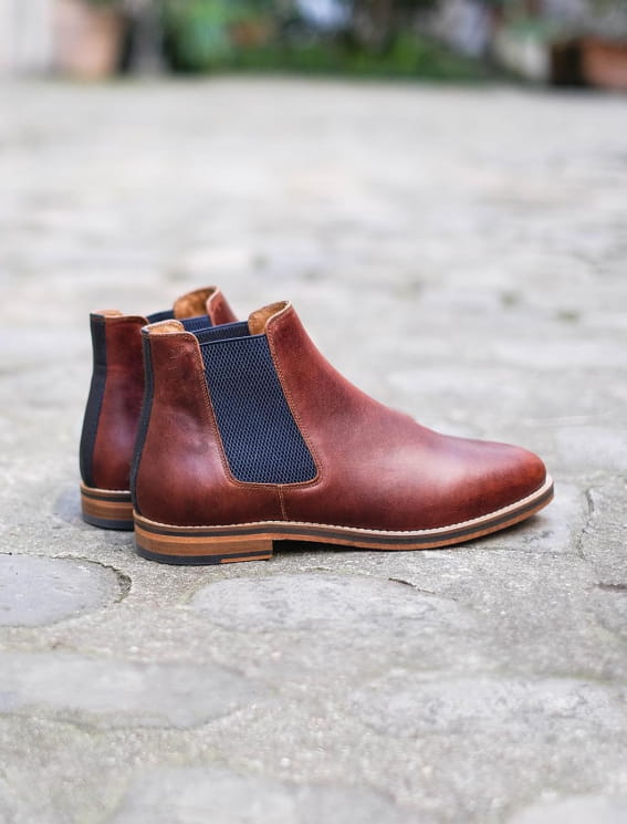 Chelsea boots Bourgogne